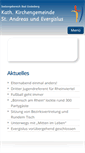 Mobile Screenshot of kirche-im-rheinviertel.de